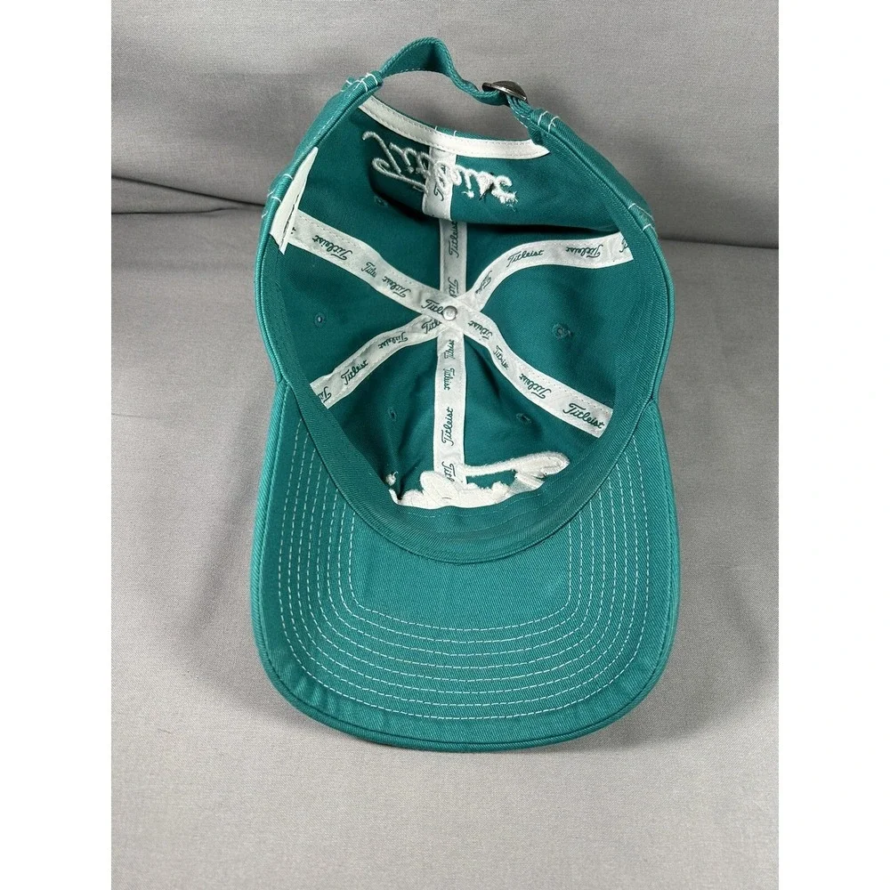 Titleist Pro‎ V1 Footjoy Hat Cap Golf Teal Strapback